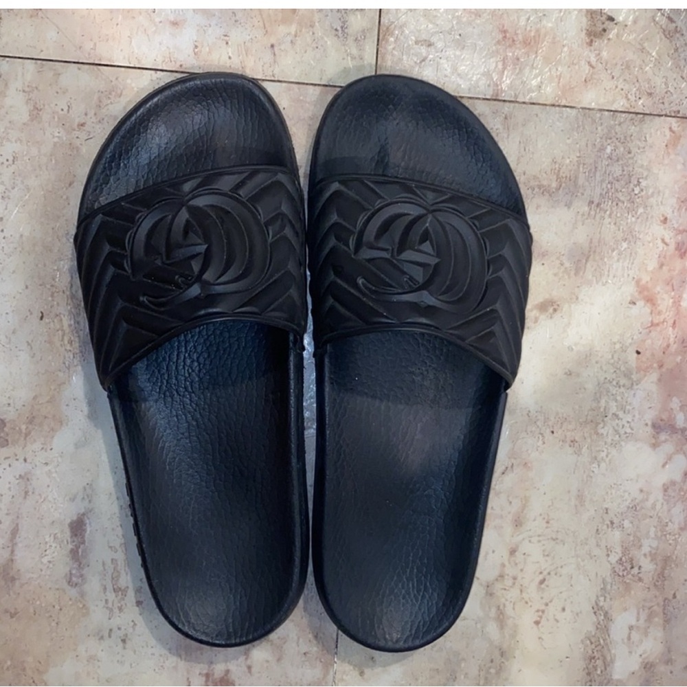 Gucci Black Slides (Authentic)